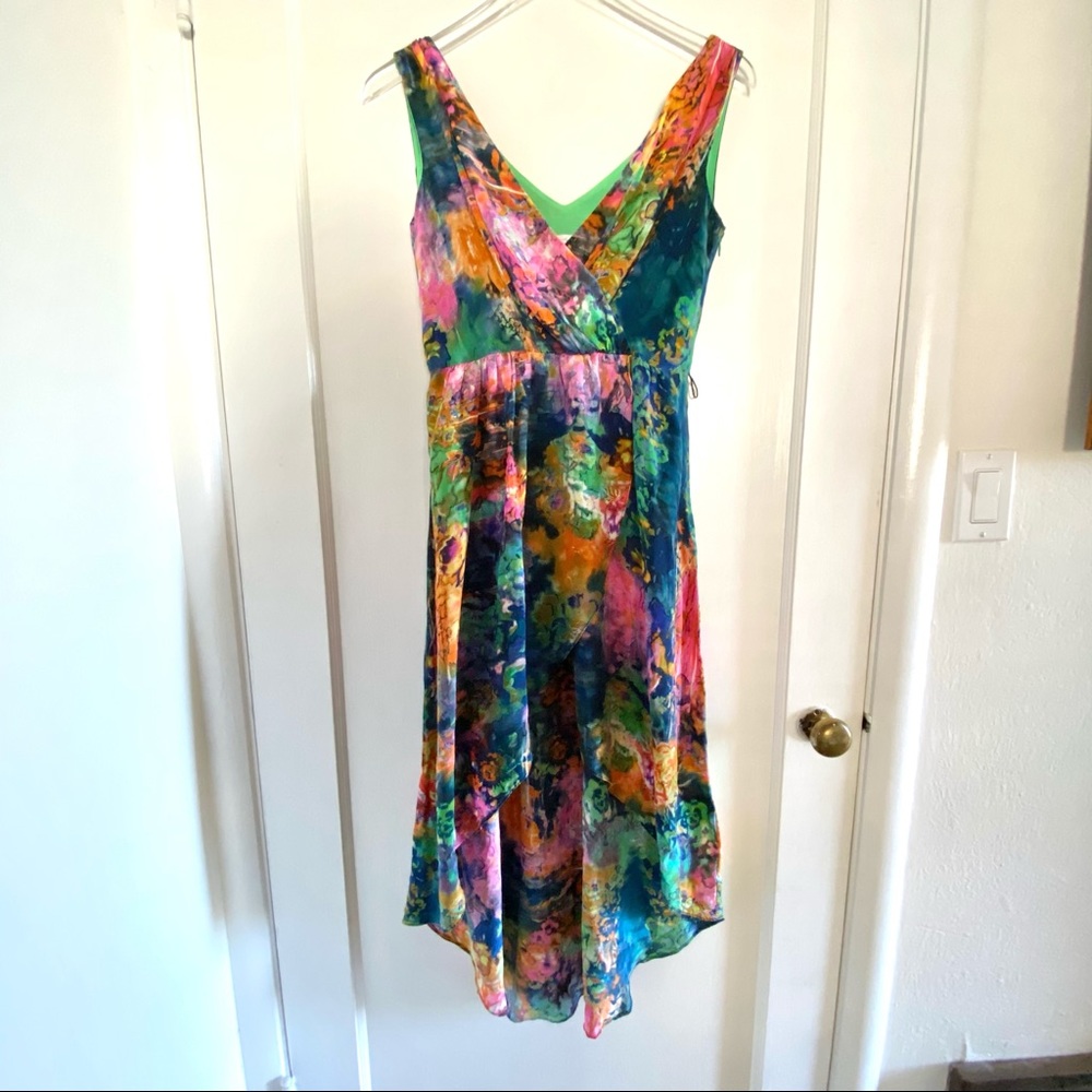 Suzi Chin for Maggy Boutique Watercolor Dress - Picture 2 of 7